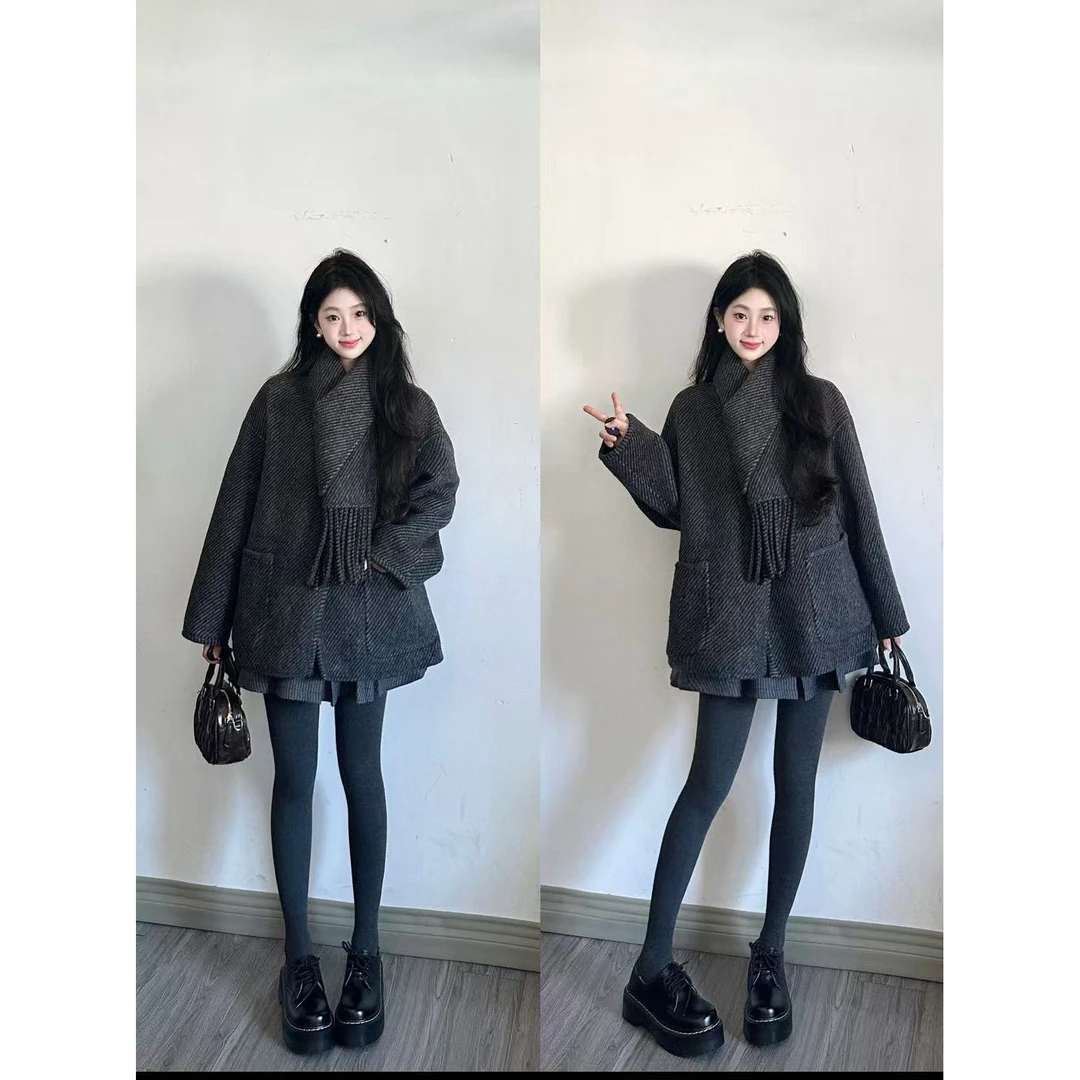 L-806#【300克】韩系秋冬发热美腿连裤袜压力显瘦打底袜女（0-10°）