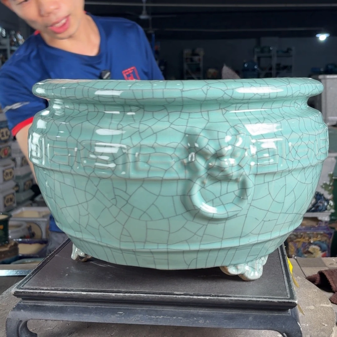 一风堂石湾花盆 内27*18