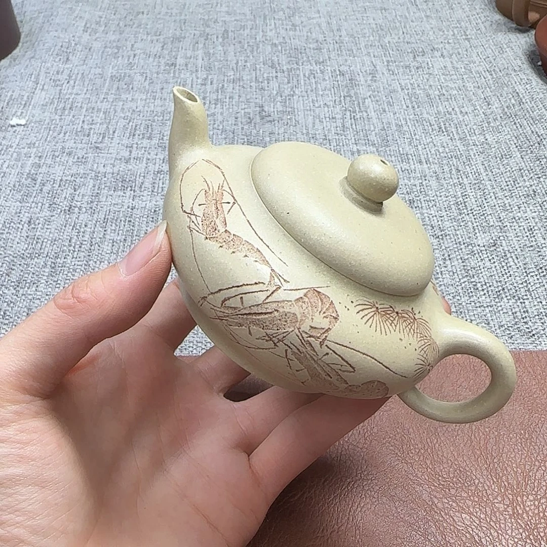 茶壶紫砂民间手艺人全手工制作