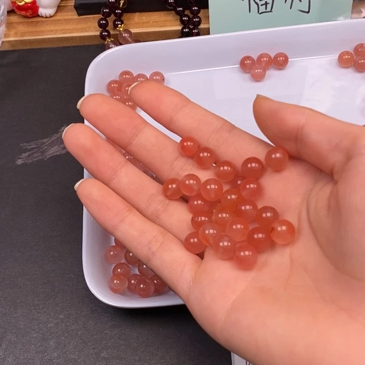 玛瑙/玉髓未镶嵌卡8冰飘南红