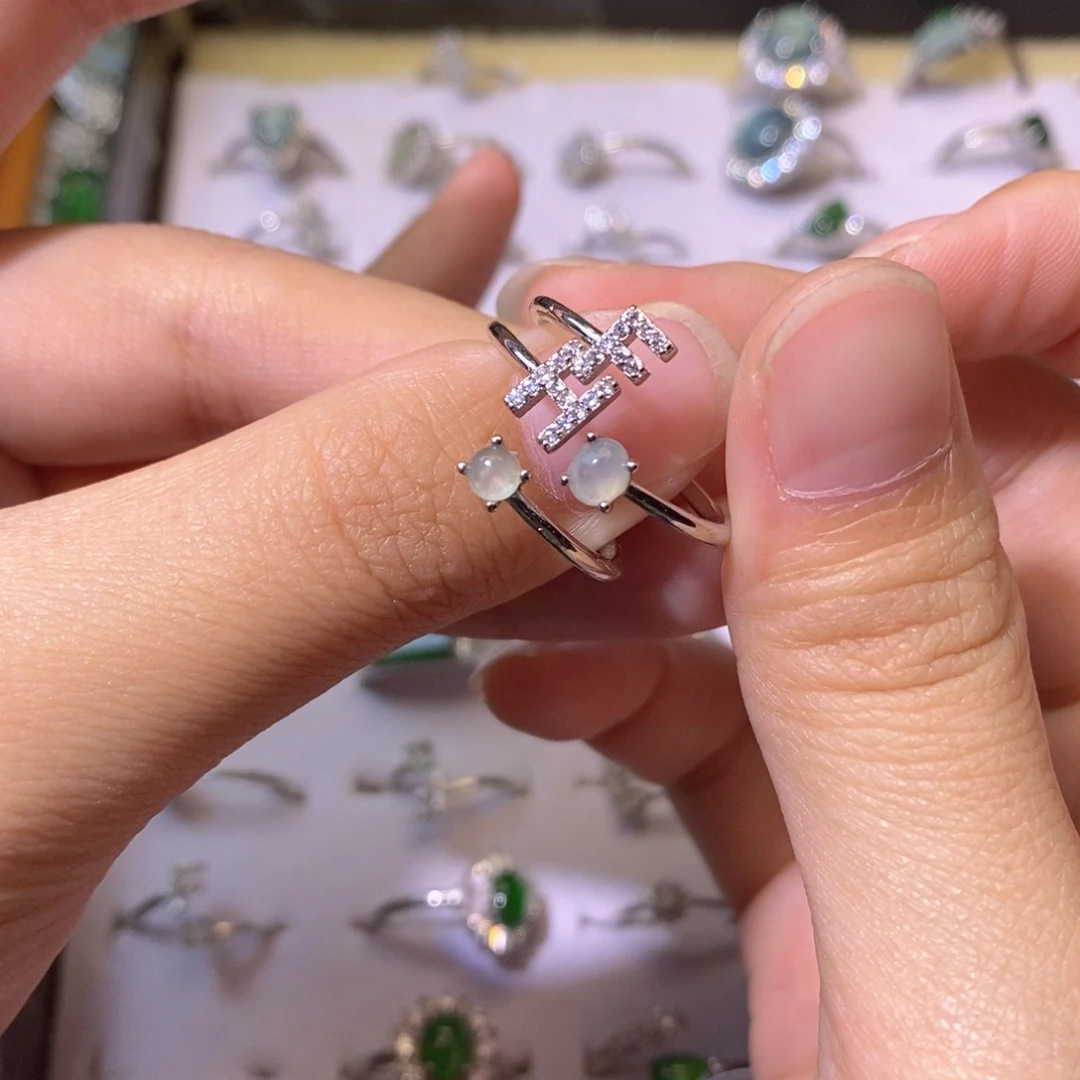 翡翠未镶嵌颈饰天然