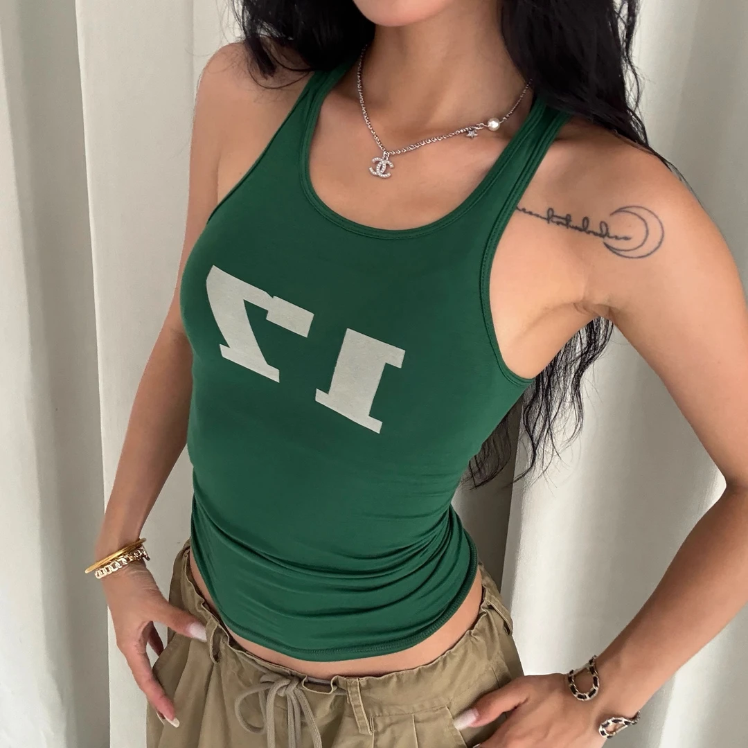 欧美复古挂脖吊带背心女辣妹露背上衣宁莫打底美背辣妹吊带