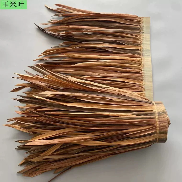仿真茅草瓦稻草屋顶人造塑料毛草房顶假茅草装饰农家乐木屋可剪裁