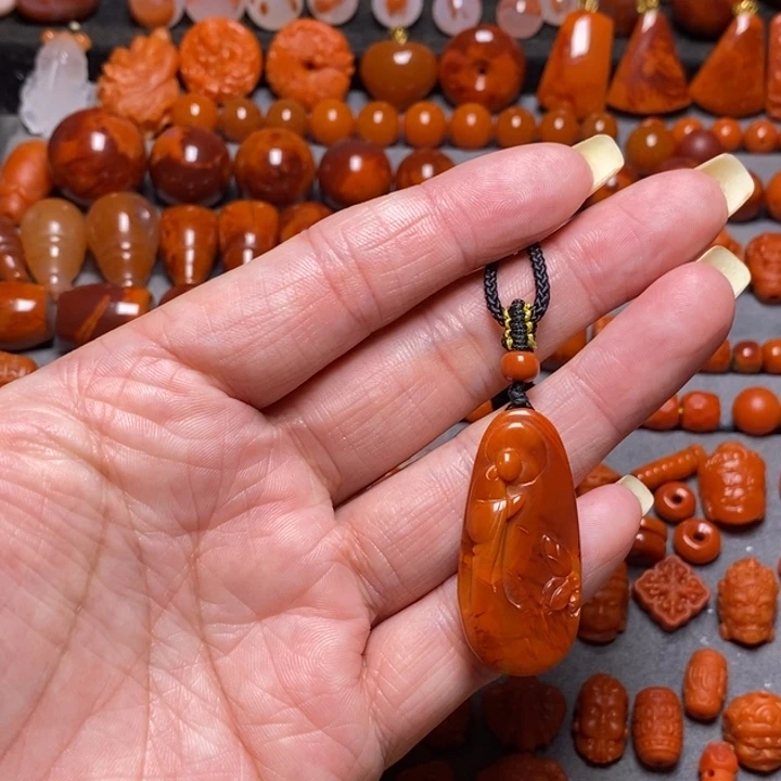 南红玛瑙未镶嵌配饰