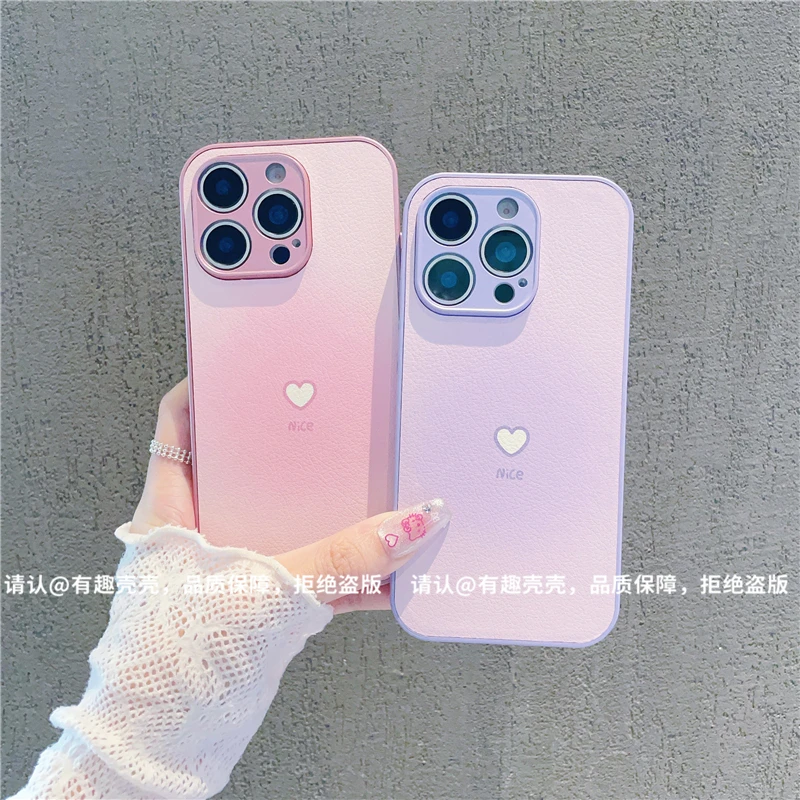 金属漆皮纹适用苹果17/iPhone/华为荣耀/OPPO/VIVO/小米/手机壳潮