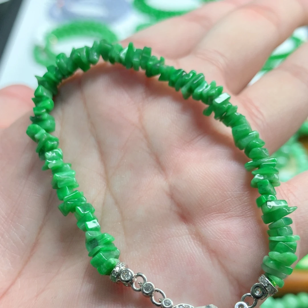 翡翠未镶嵌手链翡翠