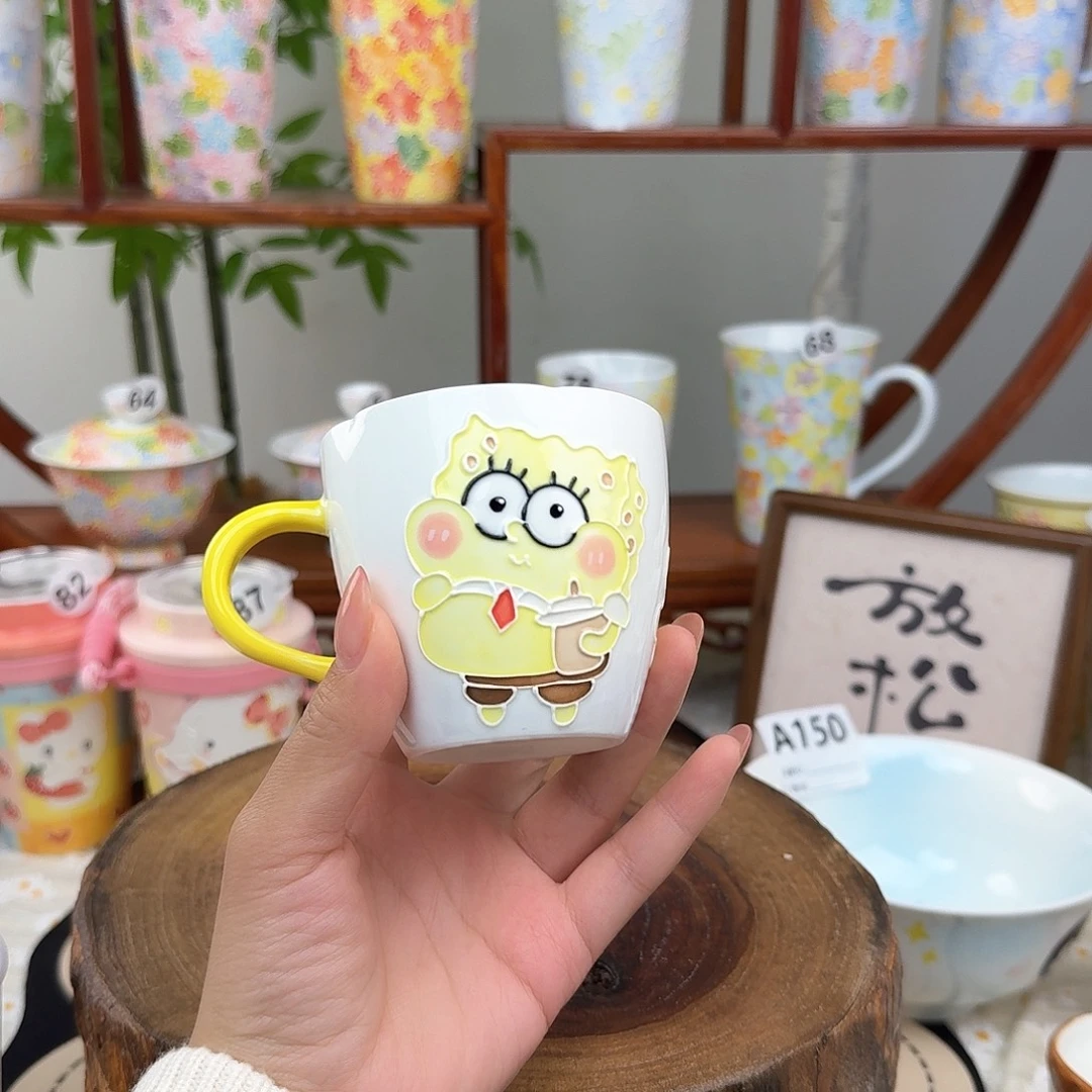 S8景德镇手绘高温釉下彩玉泥