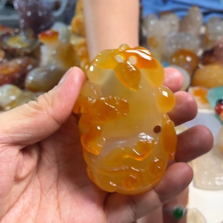 玛瑙/玉髓未镶嵌吊坠(不含链)