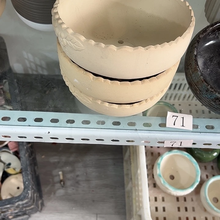 微瑕陶瓷花盆满9.9发