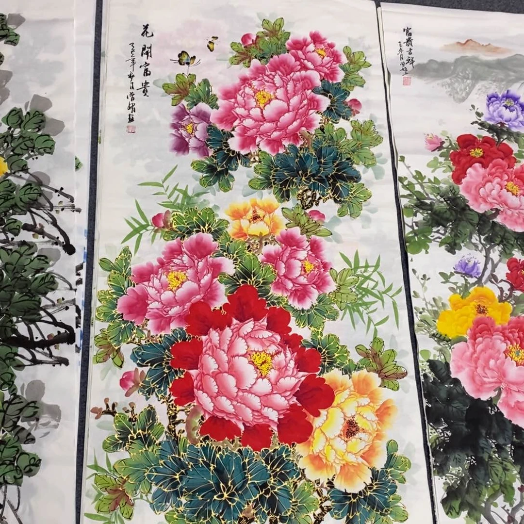 国画尺寸140✖️70四尺精品手绘画