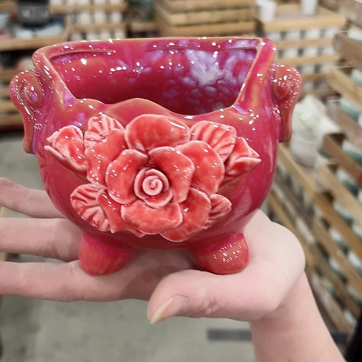 陶瓷陶瓷多肉植物花盆