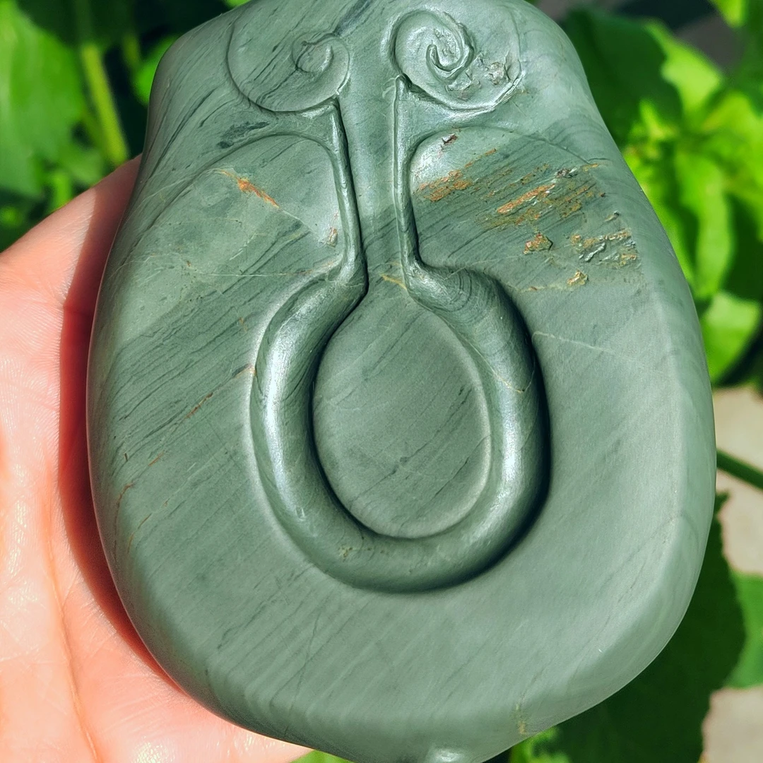 中国四大名砚，洮砚，婵宝，喇嘛涯老坑，鸭头绿，质地细腻，尺寸10/8/2