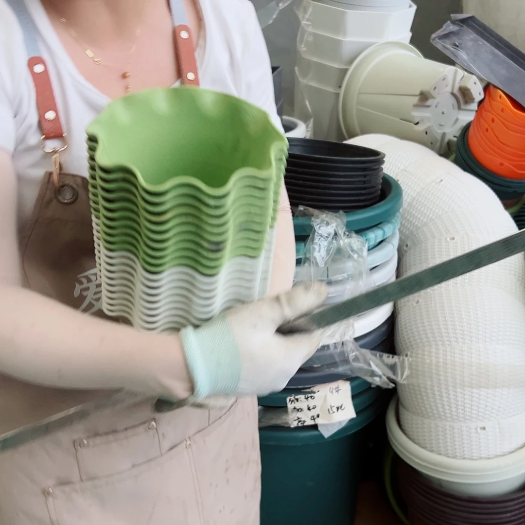 瑕疵荷叶边1#混色10个无托