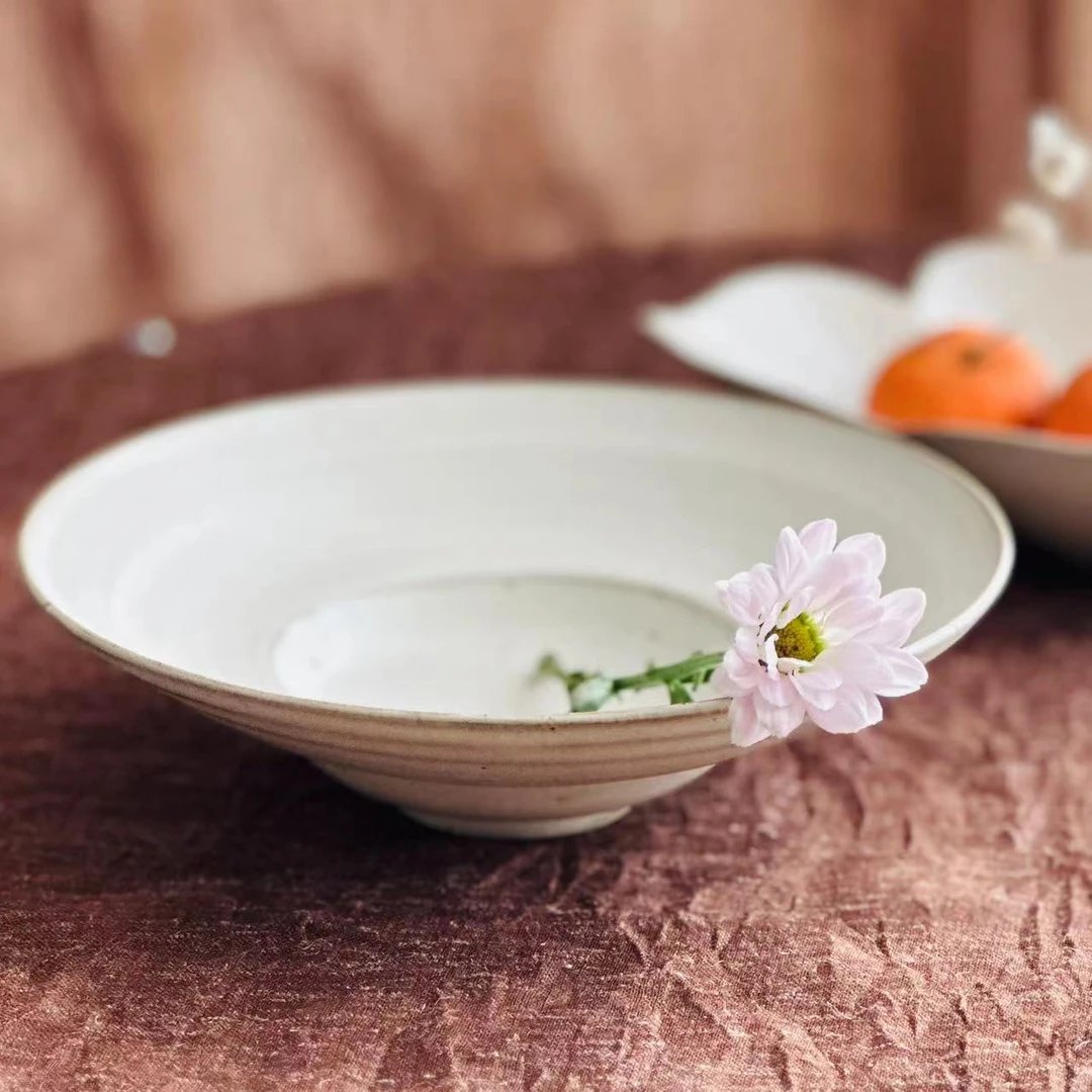 小喜宅 落雪手工草帽盘（直径16cm）