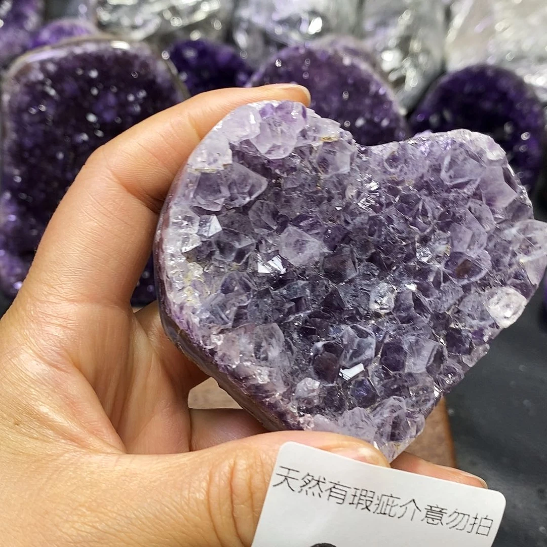 紫晶珠宝半成品未镶嵌