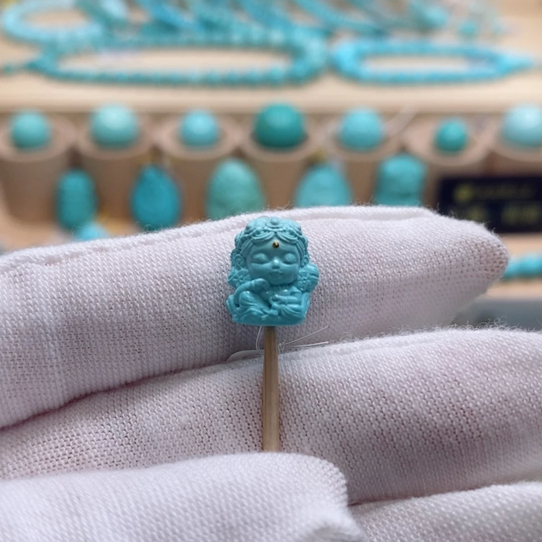 未镶嵌绿松石珠宝奇石