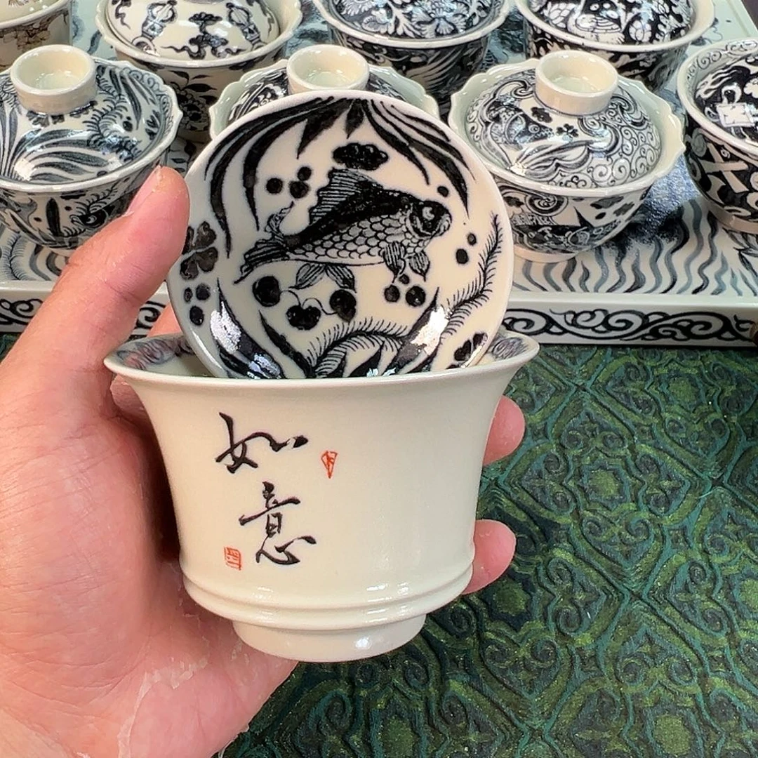 陶景德镇手工手绘陶瓷