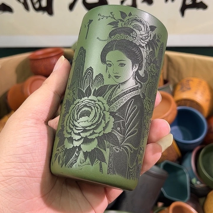 茶杯紫砂全手工紫砂主人杯