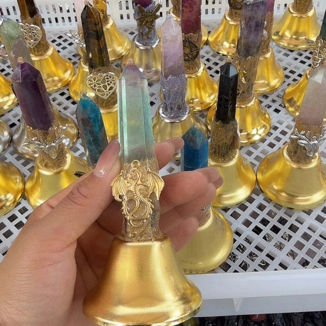 水晶手链22K金镶嵌萤石