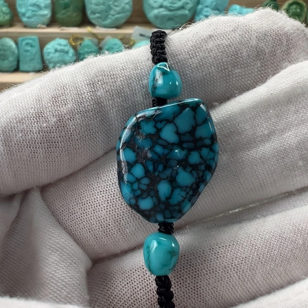 未镶嵌绿松石随形17.1m m m