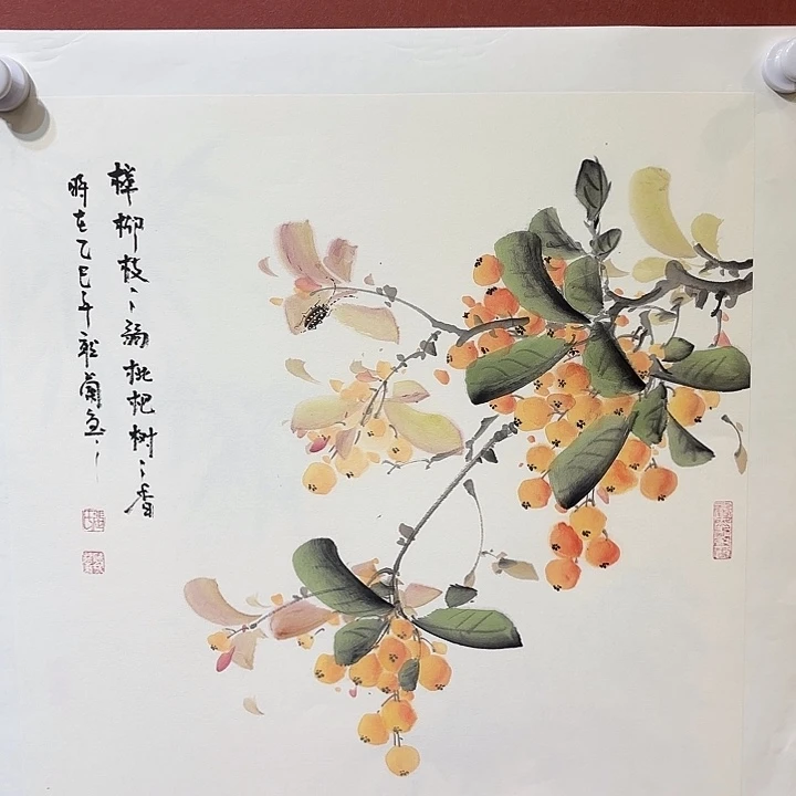 国画听兰老师花鸟