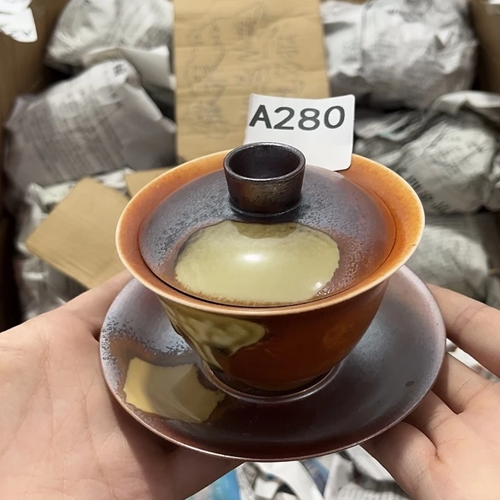 瓷片茶摆件工艺品摆件666