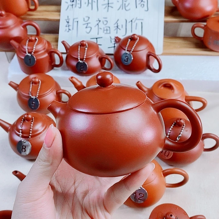 潮州朱泥壶大西施180