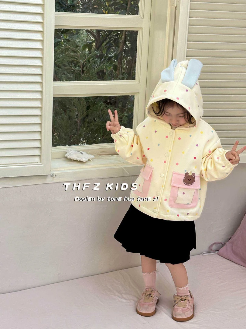 春款【童话房子】时尚可爱冲锋衣+针织外套