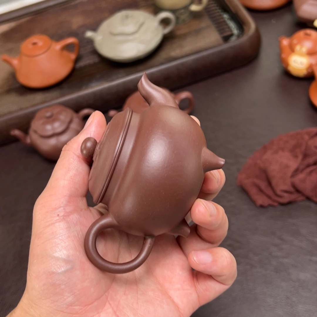 茶壶紫砂宜兴紫砂壶的制作微瑕