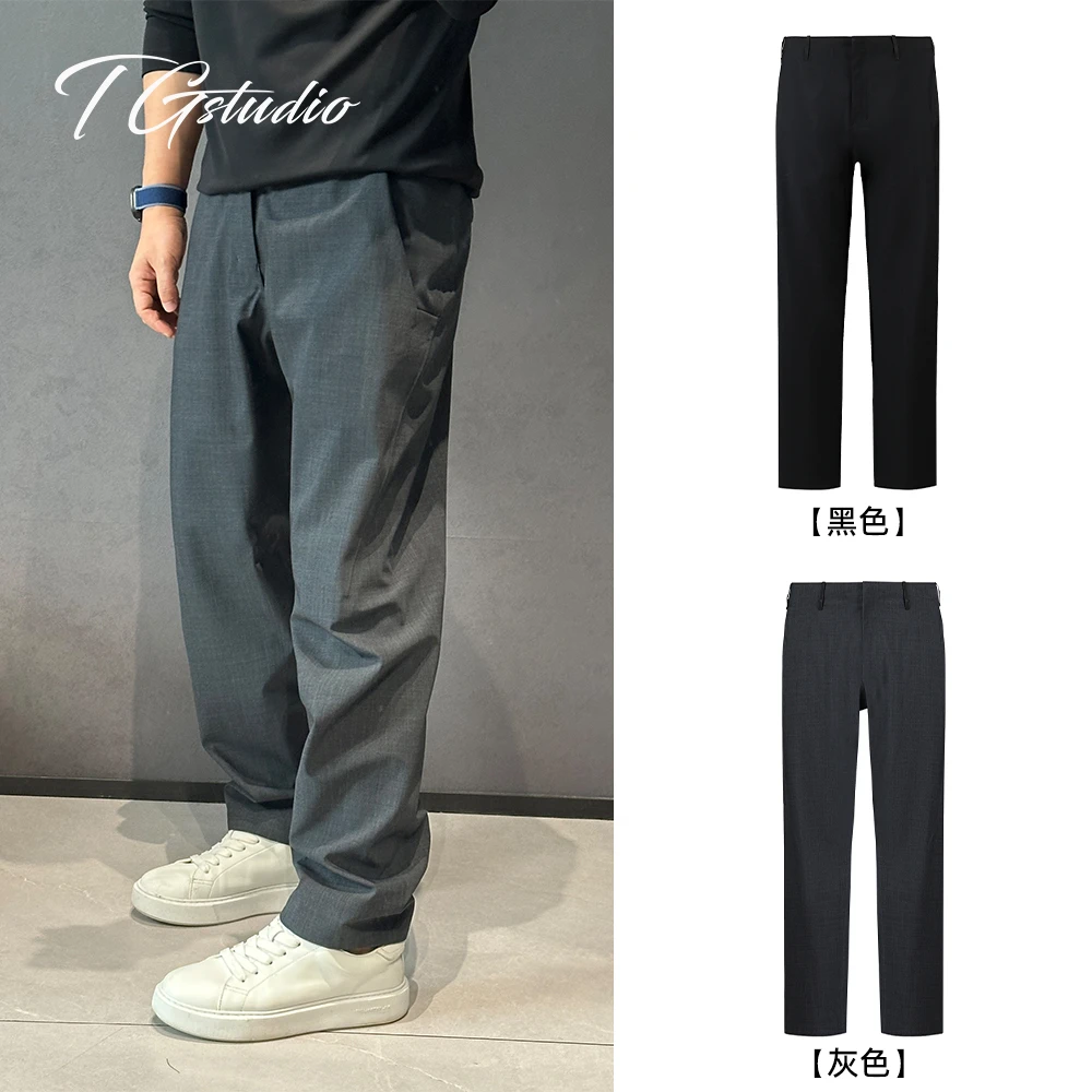 【鸟感CONVEX】高级感休闲男裤直筒裤2025秋冬新款 0891K