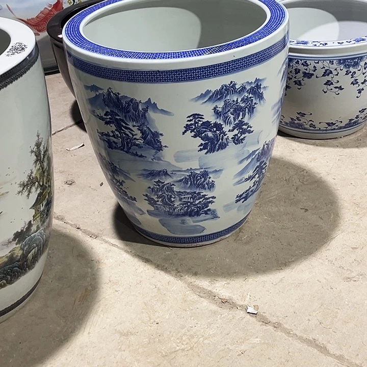 十***戒景德镇陶瓷鱼缸艺术
