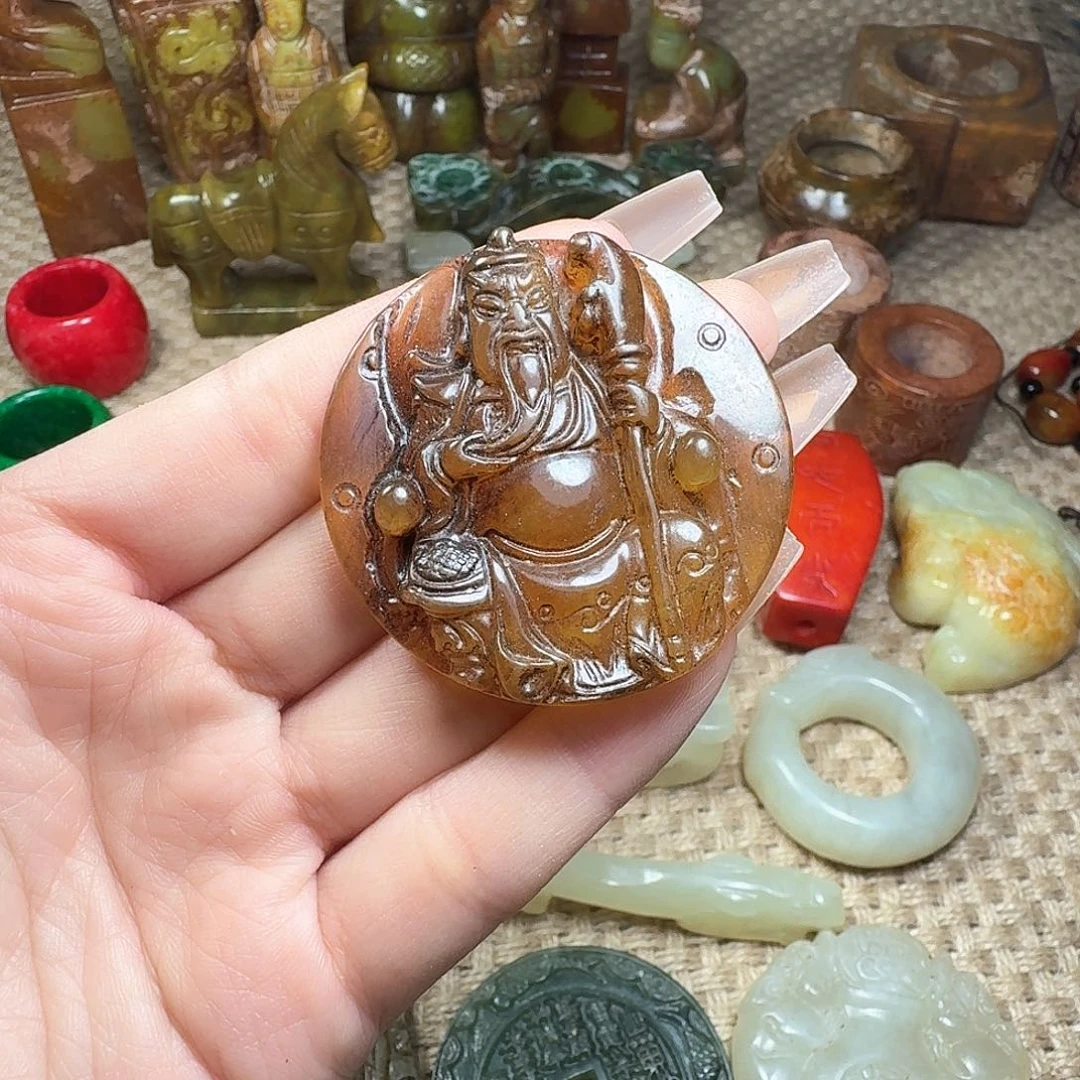 白玉菩提吊坠挂件