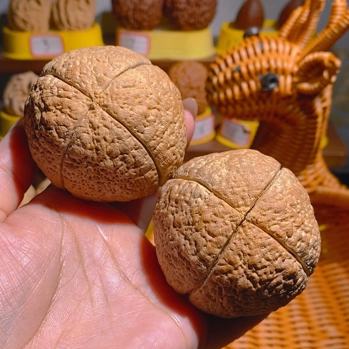 镜***风野生四瓣无相金刚把件