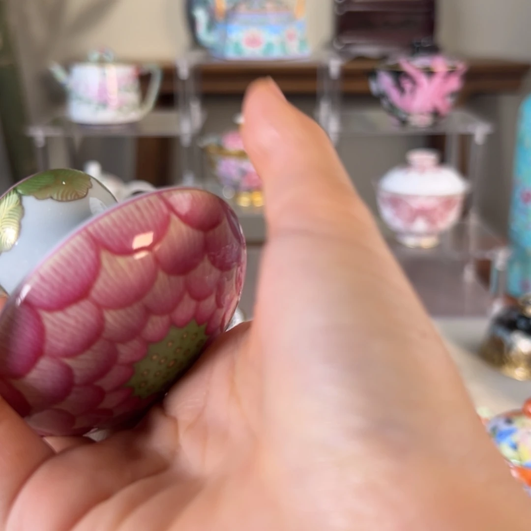 长***乐纯手工手绘 高端茶器