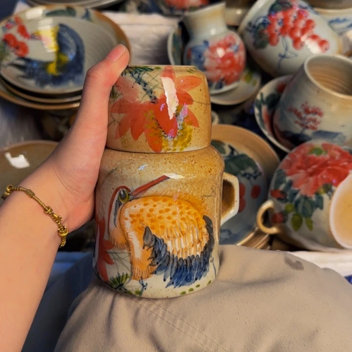瓷片景德镇陶瓷手工手绘