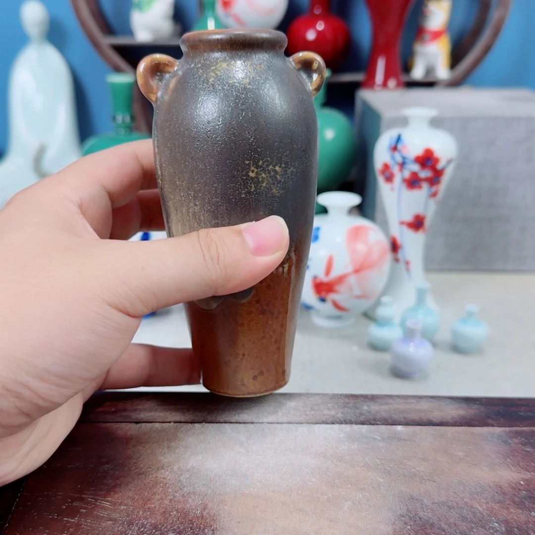 陶瓷手工小花器摆件