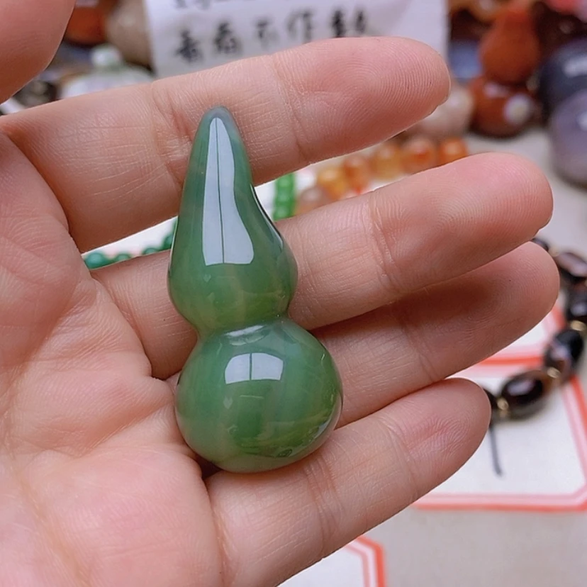 【闪购商品】未镶嵌玛瑙/玉髓珠宝半成品幸***子