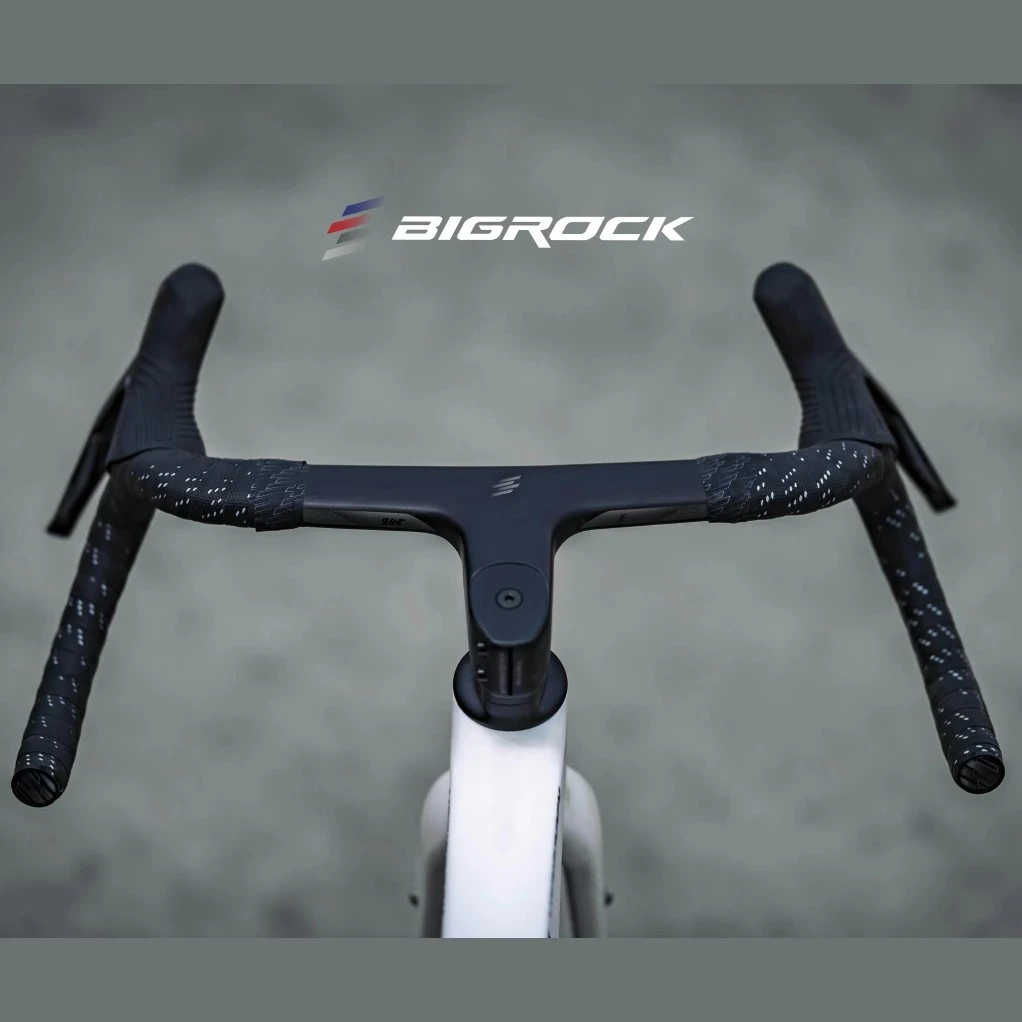 Bigrock大石碳纤维l砾石Grave公路车全内走一体把越野瓜车外扩把