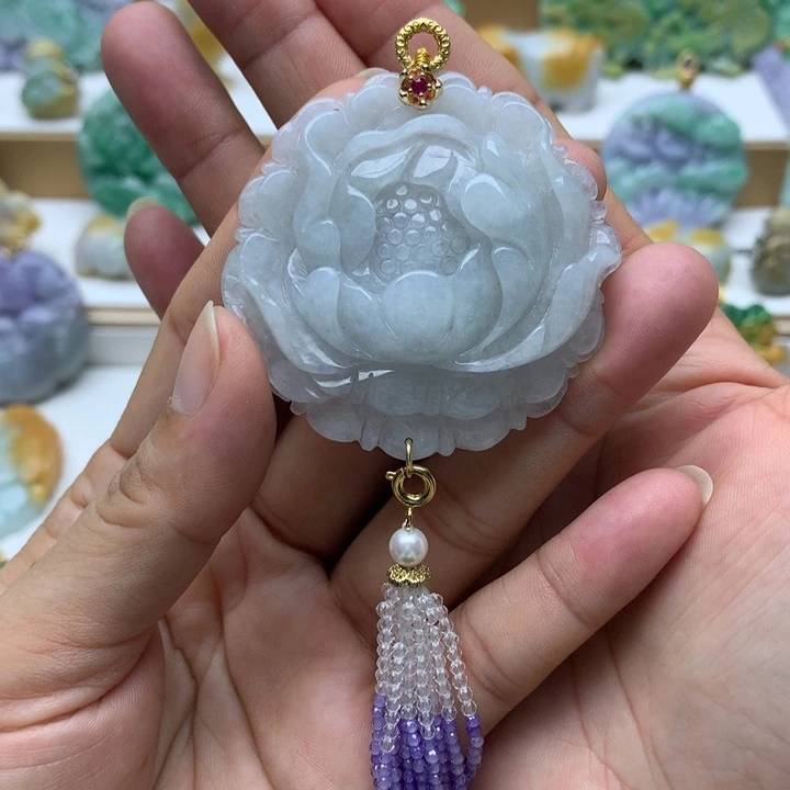 颈饰未镶嵌翡翠翡翠