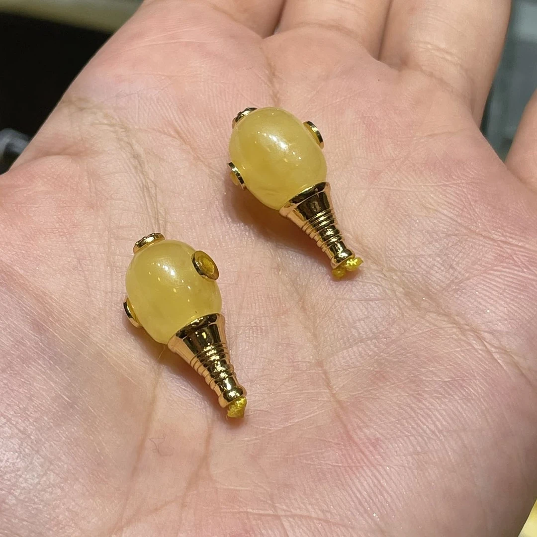 【地主专属】21 G06749-蜜蜡三通-多样性发其一-11mm