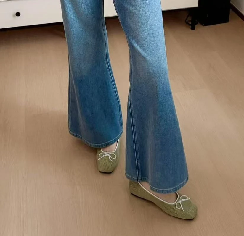 杨杨 MUZI-蝴蝶结平底浅口单鞋189-3