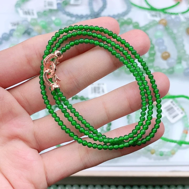 未镶嵌手链翡翠翡翠