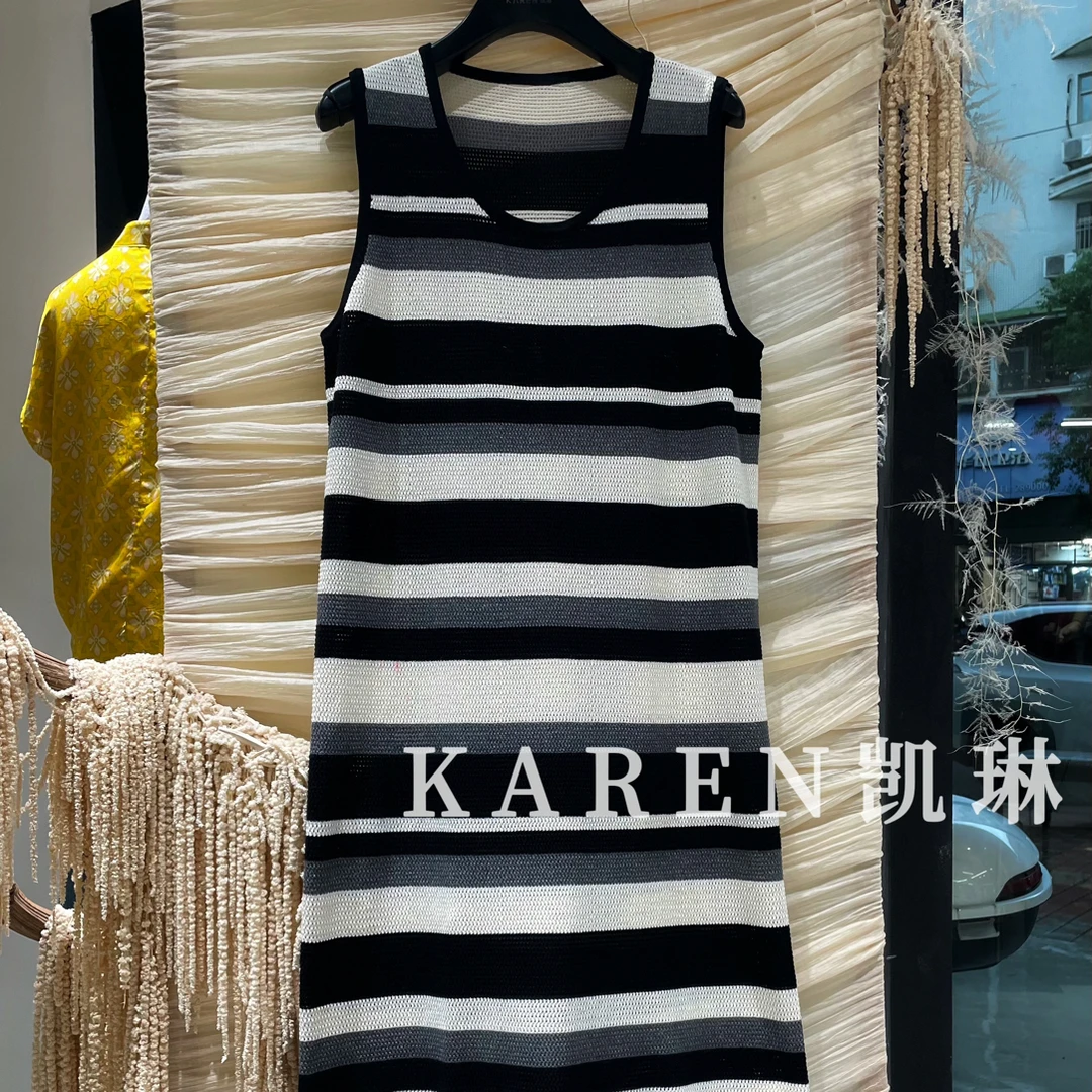 KAREN 凯琳 春夏款时尚百搭显瘦舒适连衣裙尽显贵妇既视感
