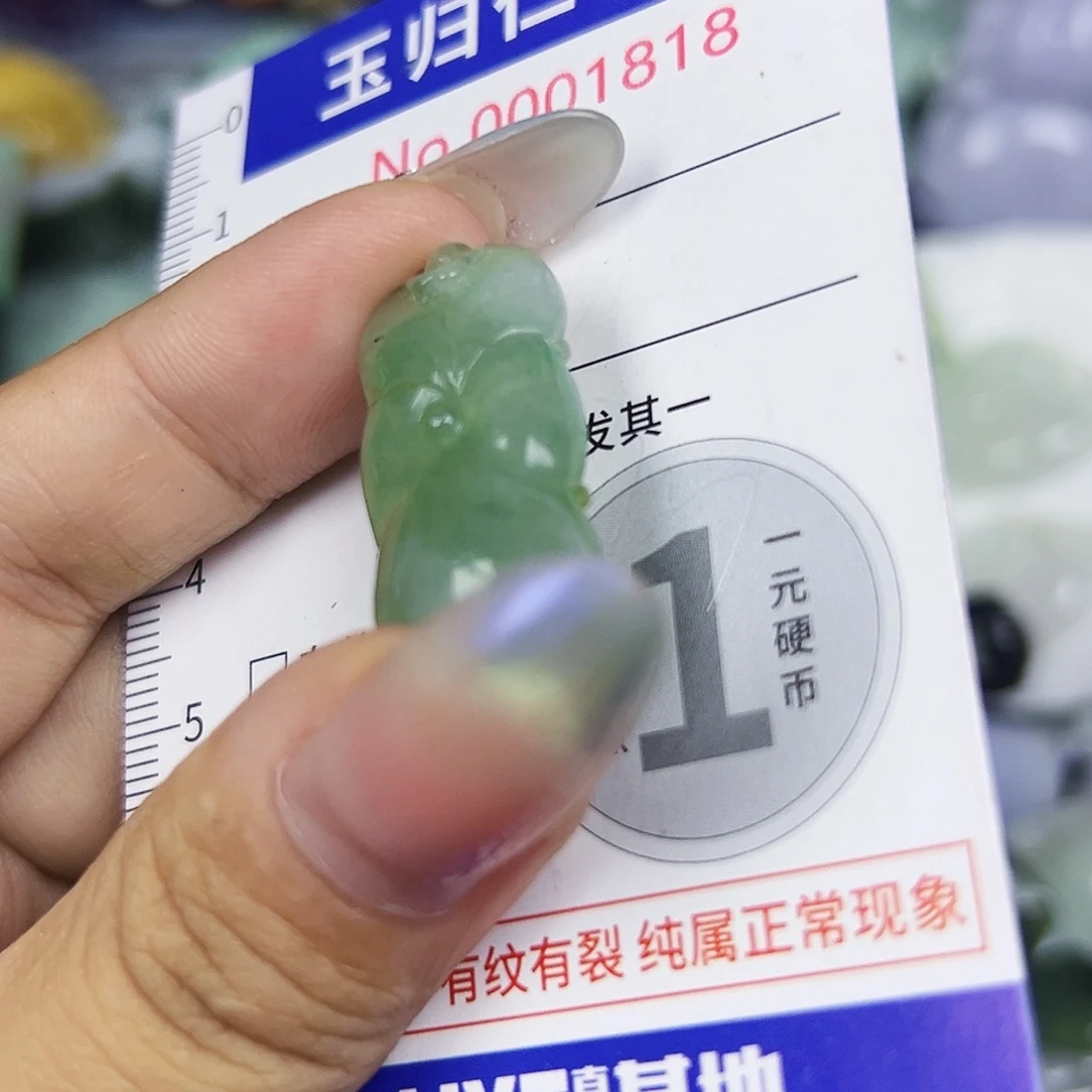 翡翠未镶嵌吊坠(不含链)111