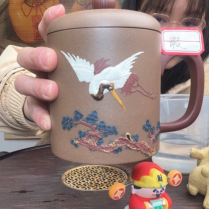 紫砂茶杯原矿紫砂杯