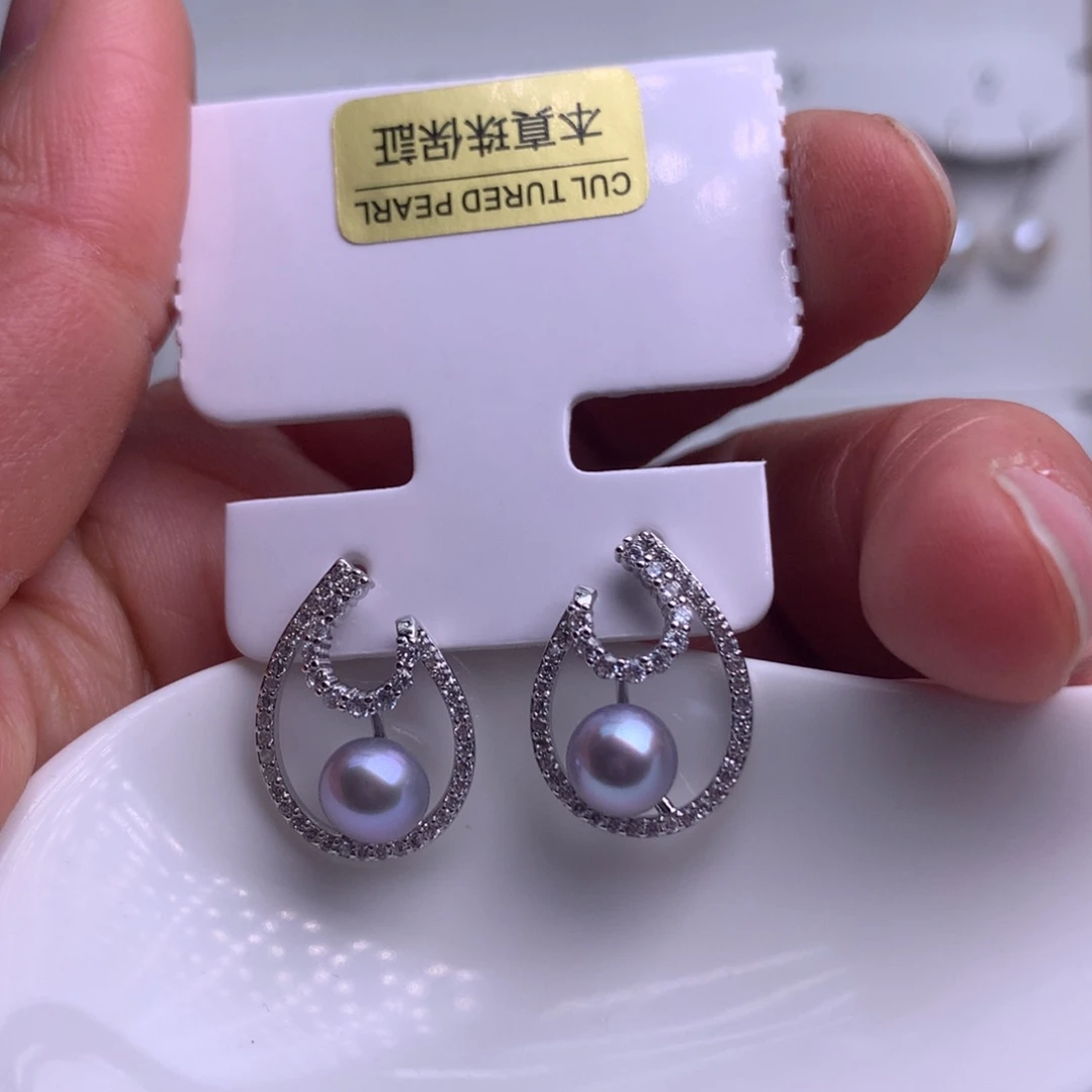 未镶嵌耳饰淡水珍珠