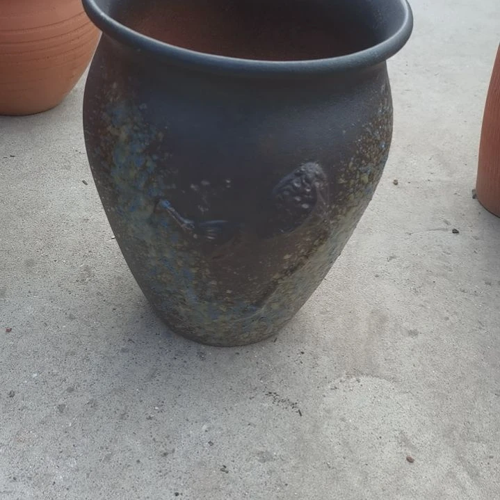 红陶口21高27一个盆