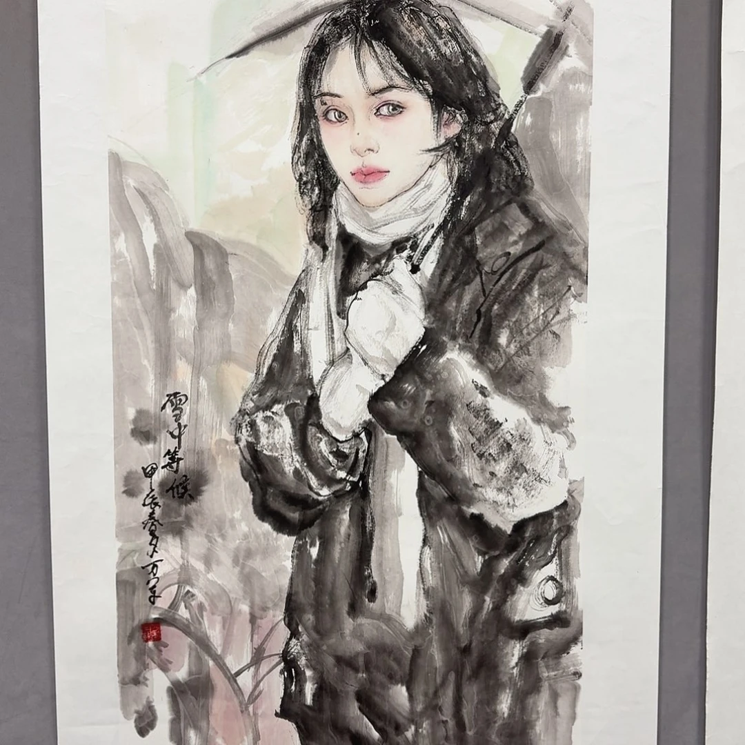 国画亲笔手绘放心去藏