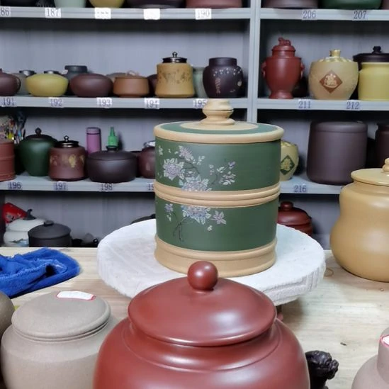 紫砂茶叶罐一斤装左右茶叶罐6