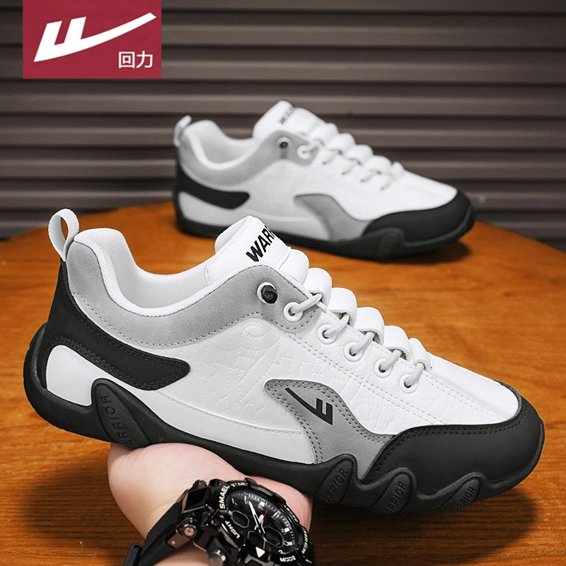 回力男鞋运动鞋2025新款冬季休闲百搭上班工作软底耐脏防滑板鞋男